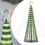 Illuminazione Albero di Natale a Cono 275LED Colorato 180cm