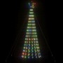 Illuminazione Albero di Natale a Cono 275LED Colorato 180cm