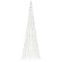 Luce Albero di Natale su Pennone 1534LED Bianco Freddo 500cm