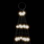 Luce Albero di Natale su Pennone 1534LED Bianco Freddo 500cm