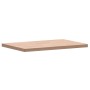 Piano Tavolo 60x40x2,5cm Rettangolare Legno Massello di Faggio