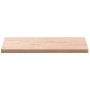 Piano Tavolo 60x40x2,5cm Rettangolare Legno Massello di Faggio