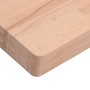 Piano Tavolo 100x50x4cm Rettangolare Legno Massello di Faggio