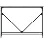Tavolino Consolle Grigio Sonoma 102x22,5x75cm Legno Multistrato
