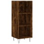 Credenza Rovere Fumo 34,5x34x180 cm in Legno Multistrato