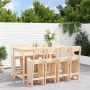 Set Bar da Giardino 9 pz in Legno Massello di Pino