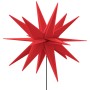 Luce di Natale con Picco Terra e LED Pieghevole Rossa 57 cm