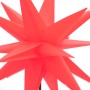 Luce di Natale con Picco Terra e LED Pieghevole Rossa 57 cm