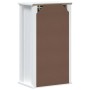 Mobile da Bagno a Muro BERG Bianco 40x27x71,5 cm Massello Pino