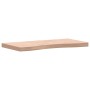Piano per Scrivania 80x(36-40)x4 cm Legno Massello di Faggio