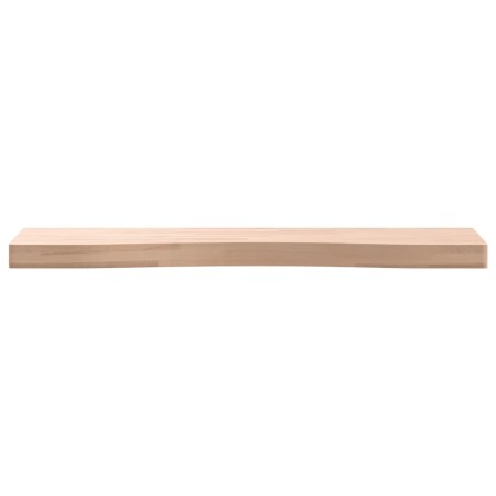 Piano per Scrivania 80x(36-40)x4 cm Legno Massello di Faggio