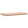 Piano per Scrivania 80x(36-40)x4 cm Legno Massello di Faggio