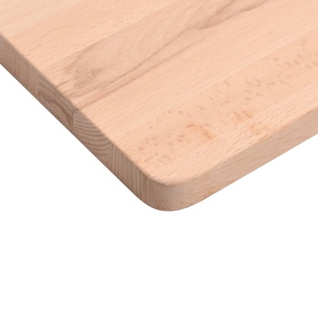 Piano per Scrivania 80x(36-40)x4 cm Legno Massello di Faggio