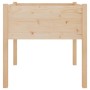 Fioriere da Giardino 2 pz 70x70x70 cm Legno Massello di Pino