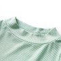 Maglietta da Bambina Maniche Lunghe a Lupetto Menta Scuro 140