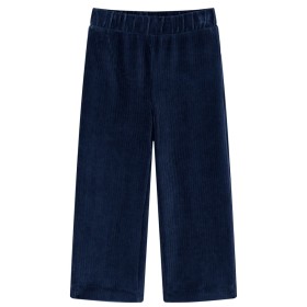 Pantaloni da Bambino in Velluto a Coste Blu Marino 104