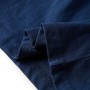 Maglietta per Bambini Maniche Lunghe Blu Marino 140