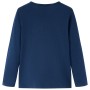 Maglietta per Bambini a Maniche Lunghe Blu Marino 104
