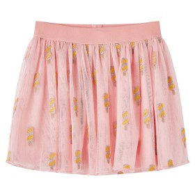 Gonna da Bambina con Tulle Rosa Chiaro 140