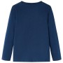 Maglietta per Bambini Maniche Lunghe Blu Marino 104