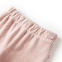 Pantaloni per Bambini in Velluto a Coste Rosa Chiaro 128