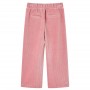 Pantaloni per Bambini in Velluto a Coste Rosa Chiaro 128