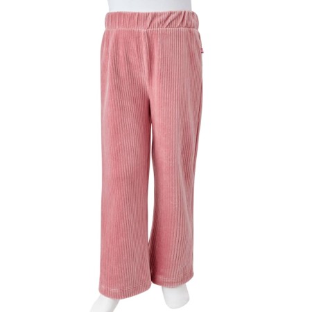 Pantaloni per Bambini in Velluto a Coste Rosa Chiaro 128