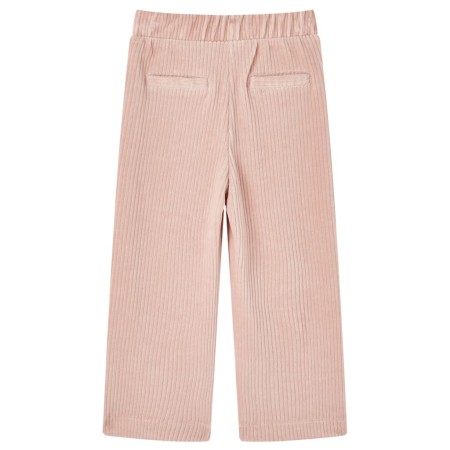 Pantaloni per Bambini in Velluto a Coste Rosa Chiaro 104