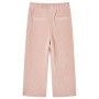 Pantaloni per Bambini in Velluto a Coste Rosa Chiaro 104