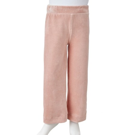 Pantaloni per Bambini in Velluto a Coste Rosa Chiaro 104