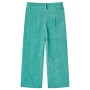 Pantaloni per Bambini in Velluto a Coste Verde Menta 104