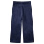 Pantaloni da Bambino in Velluto Blu Scuro 128