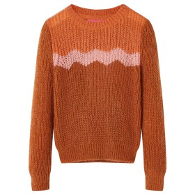 Maglione per Bambini Lavorato a Maglia Cognac 140