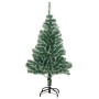 Albero Natale Artificiale 150 LED Palline e Neve Fioccata 150cm