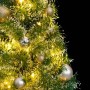 Albero Natale Artificiale 150 LED Palline e Neve Fioccata 150cm