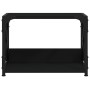 Supporto per Stampante 2 Livelli Nero 44x26x31,5 cm Multistrato