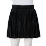 Gonna Plissettata da Bambina con Lurex Nero 128