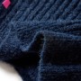 Cardigan da Bambina Lavorato a Mano Blu Marino 104