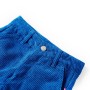 Pantaloni per Bambini in Velluto a Coste Blu Cobalto 140