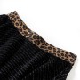 Gonna da Bambina con Vita Leopardata Nera 128