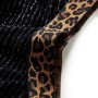 Gonna da Bambina con Vita Leopardata Nera 128