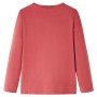 Maglietta per Bambini Maniche Lunghe Rosa Bruciato 104
