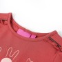 Maglietta per Bambini Maniche Lunghe Rosa Bruciato 104