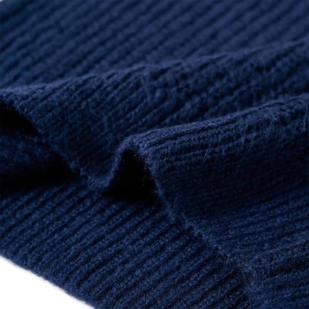 Maglione per Bambini Lavorato a Maglia Blu Marino 128