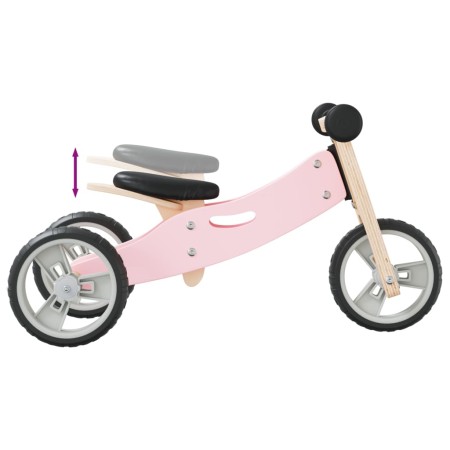 Bicicletta Senza Pedali per Bambini 2 in 1 Rosa