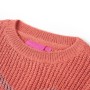 Maglione da Bambina Lavorato a Maglia Rosa Medio 128