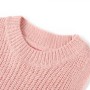 Gilet da Bambina Lavorato a Maglia Rosa Chiaro 140