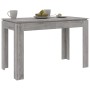 Tavolo da Pranzo Grigio Sonoma 120x60x76 cm Legno Multistrato