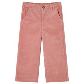 Pantaloni per Bambini in Velluto a Coste Rosa Antico 104