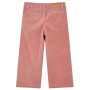 Pantaloni per Bambini in Velluto a Coste Rosa Antico 128